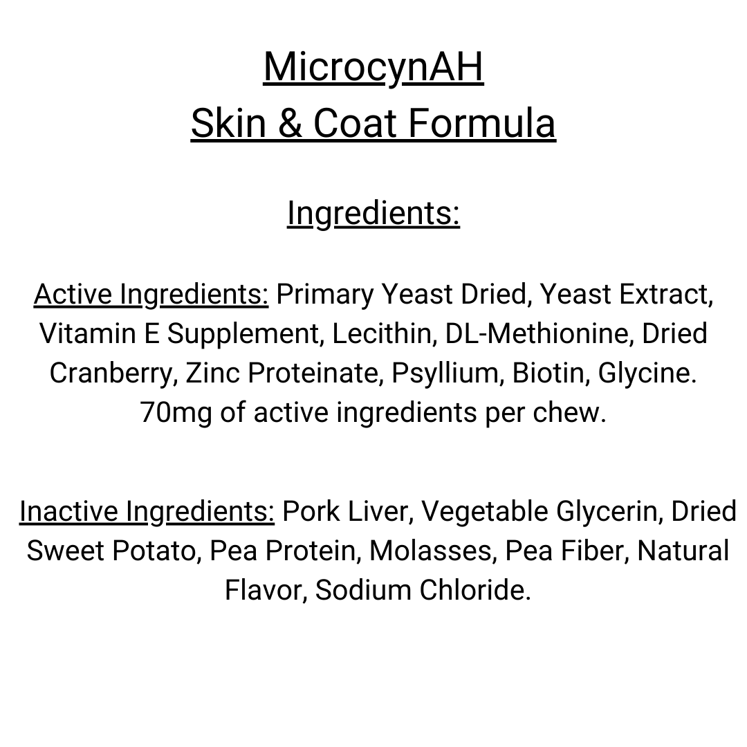 MicrocynAH - Skin & Coat Formula Soft Chews for Dogs