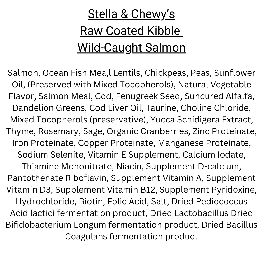 Stella & Chewy's - Raw Coated Kibble Wild-Caught Salmon Recipe