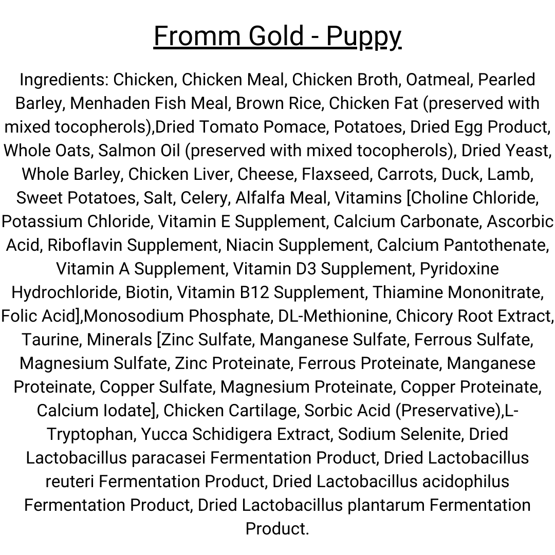 Fromm Gold - Puppy