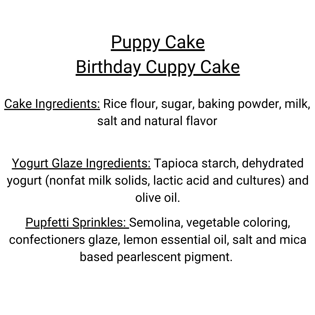 Cuppy Cake - Birthday Cake Flavor