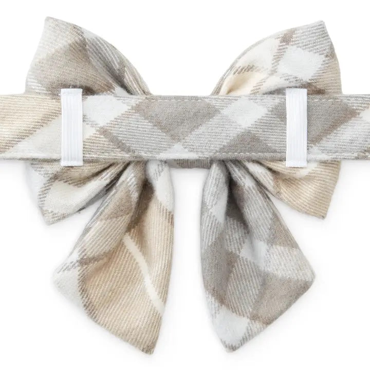 The Foggy Dog - Andover Plaid Flannel Lady Bow Tie