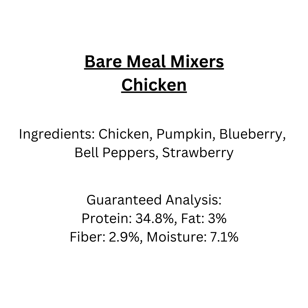 Bare Meal Mixers - Chicken