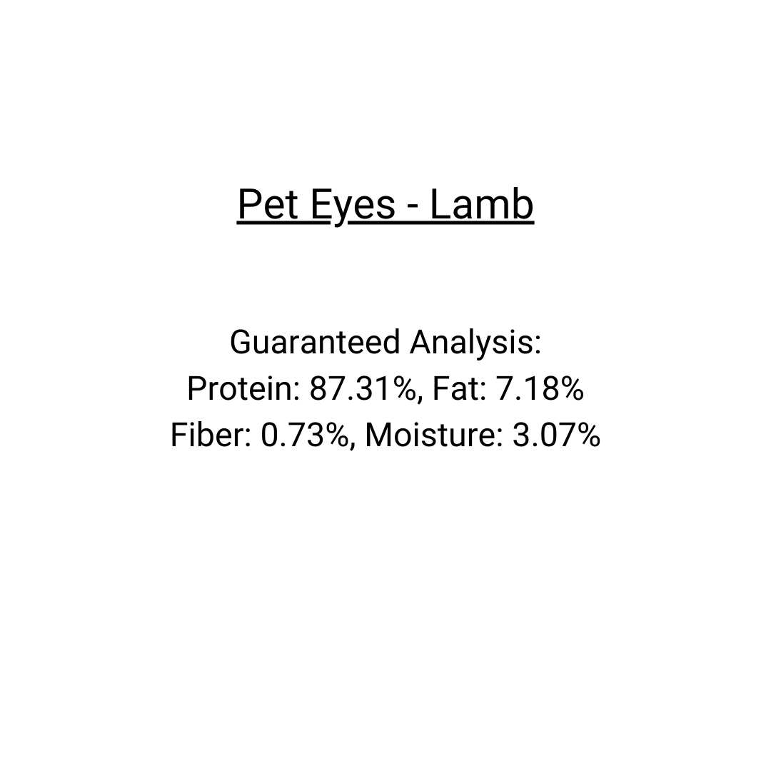 Pet Eyez Cat - Lamb