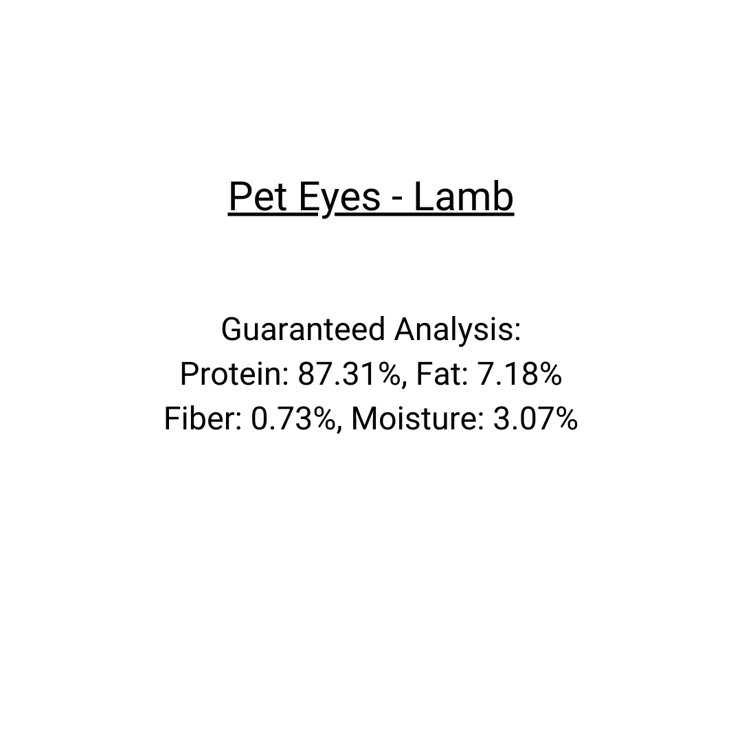 Pet Eyez Dog - Lamb