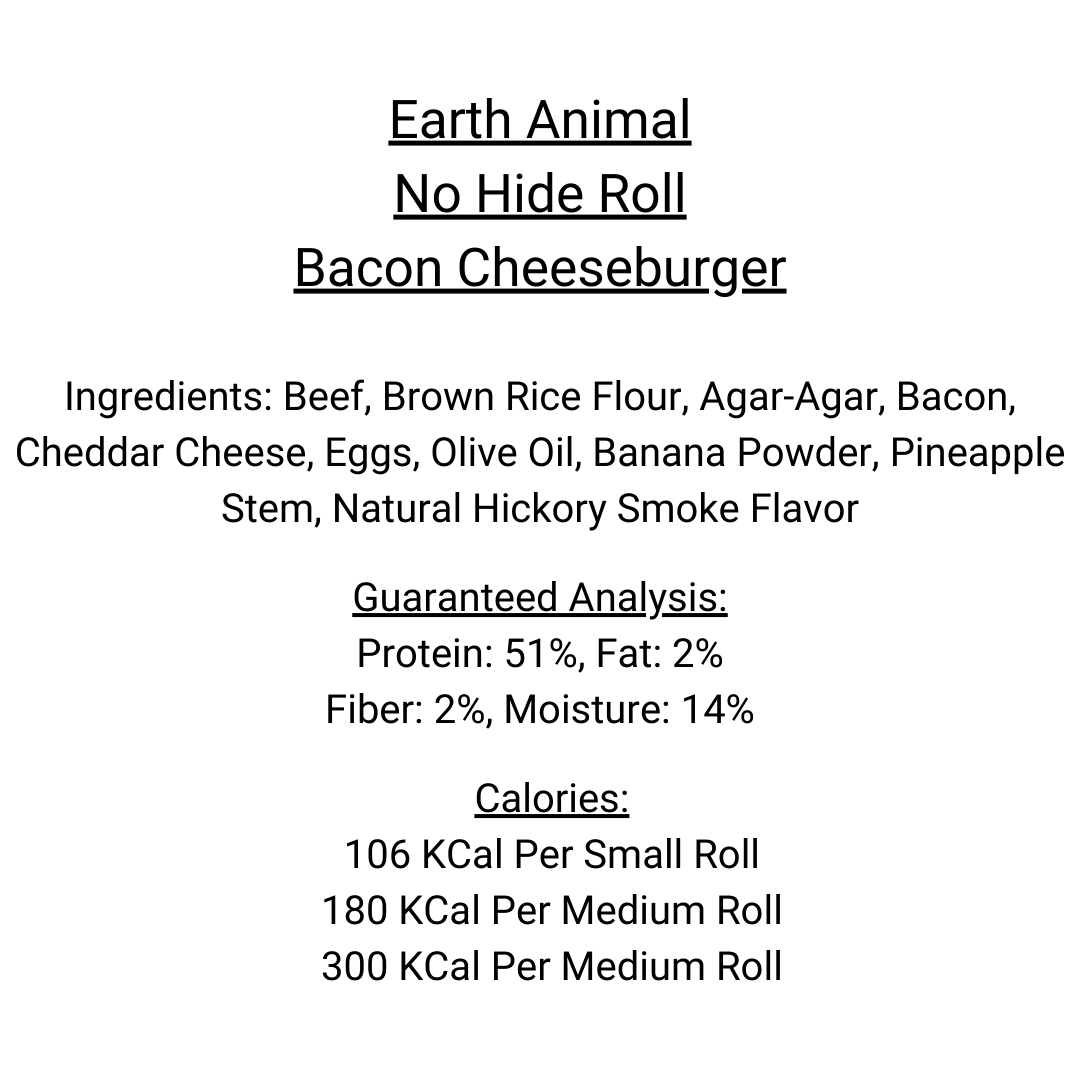 Earth Animal - No Hide Bacon Cheeseburger