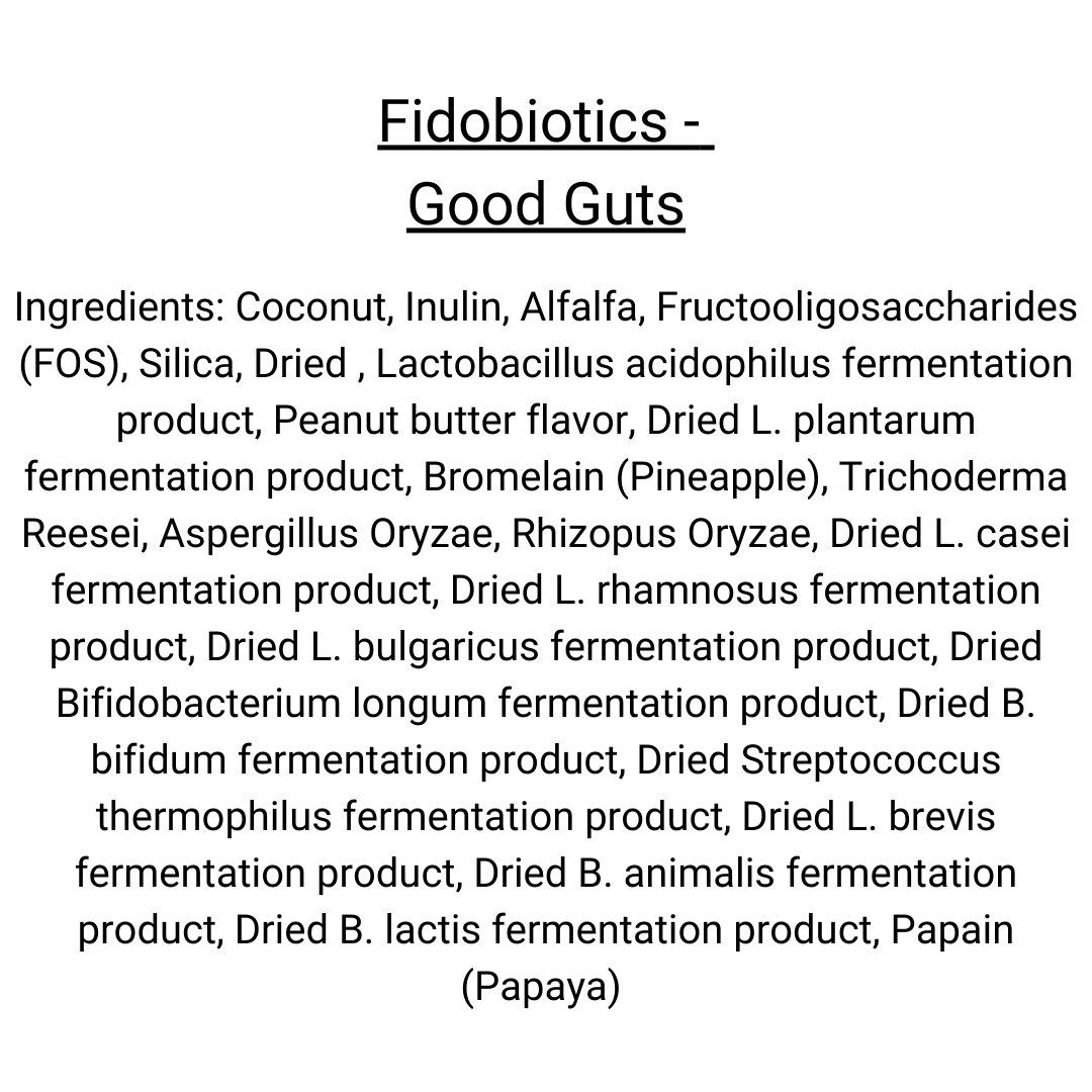 Fidobiotics - Good Guts for Lil Mutts - Small Dog Probiotic