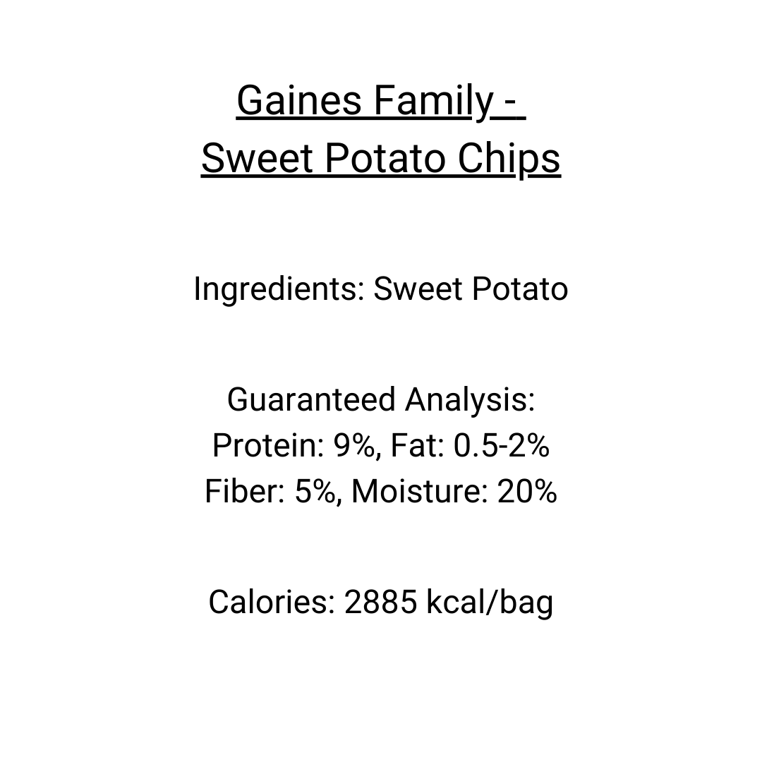 Gaines Family Farmstead - Sweet Potato Chips