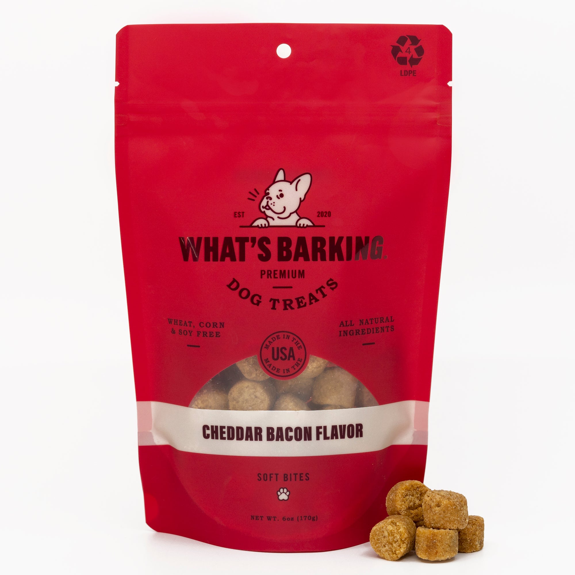 What's Barking - Cheddar Bacon Dog Treats