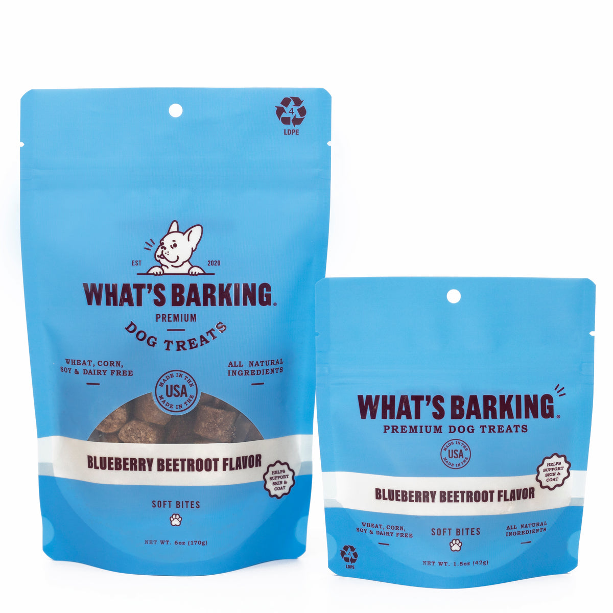 What&#39;s Barking - Blueberry Beetroot Dog Treats