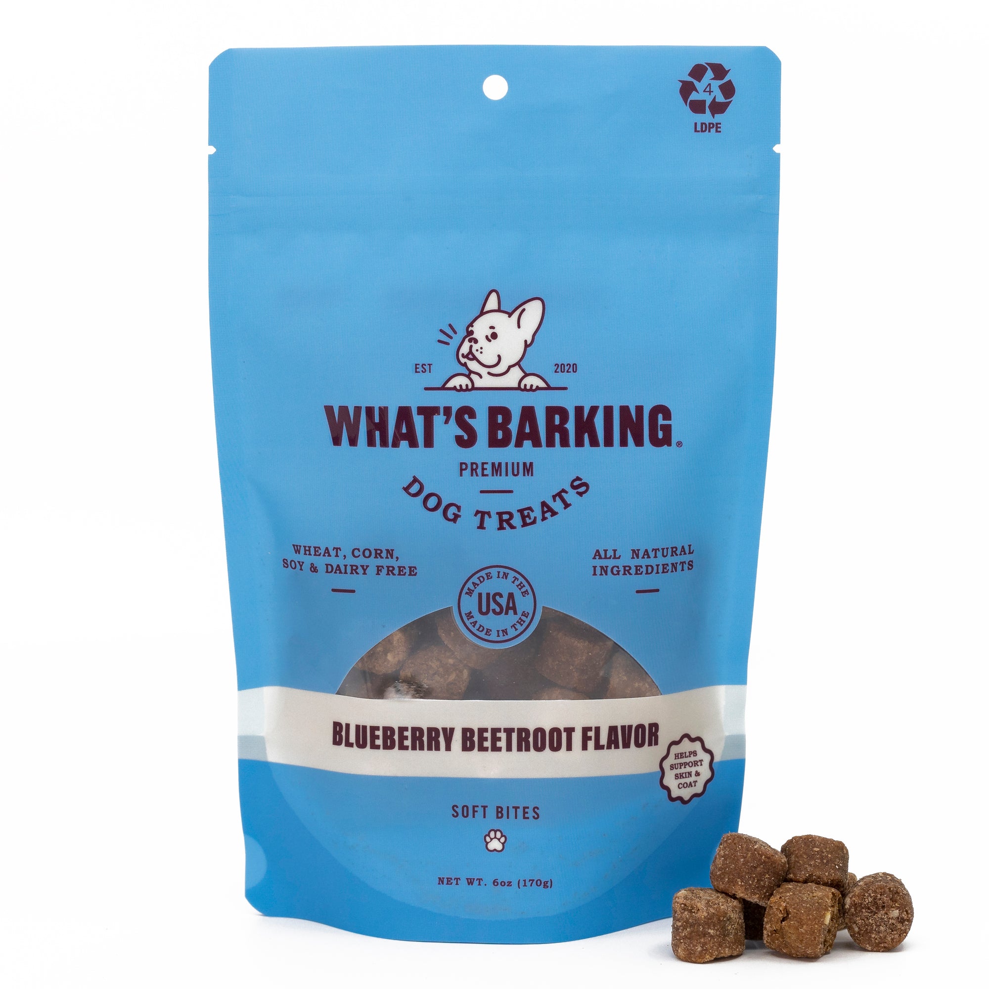 What's Barking - Blueberry Beetroot Dog Treats