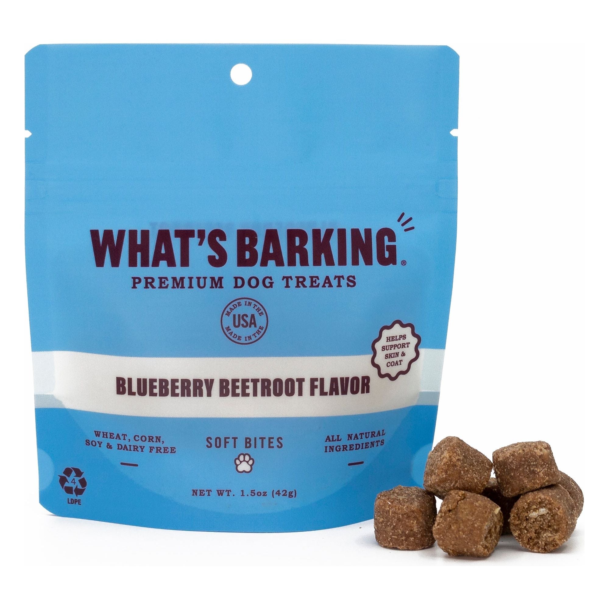 What's Barking - Blueberry Beetroot Dog Treats