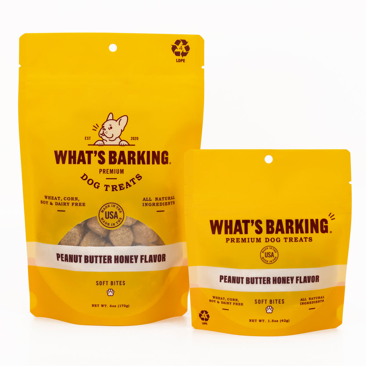 What&#39;s Barking - Peanut Butter Honey Dog Treats