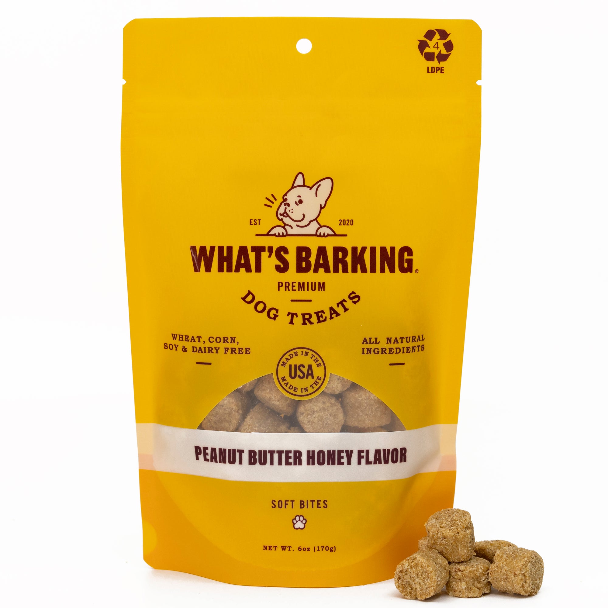 What's Barking - Peanut Butter Honey Dog Treats