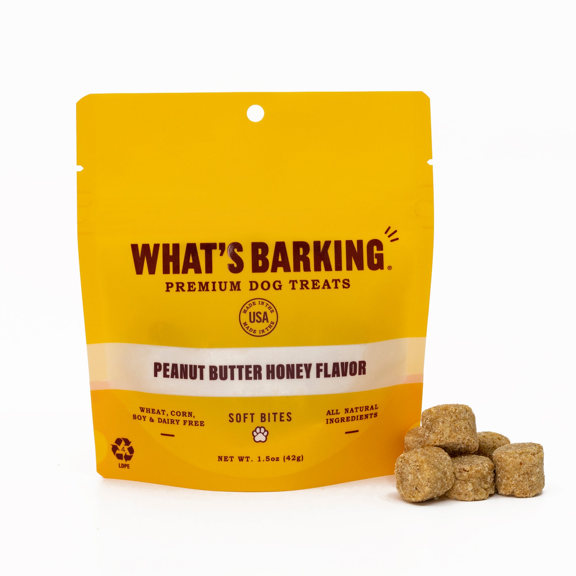 What's Barking - Peanut Butter Honey Dog Treats