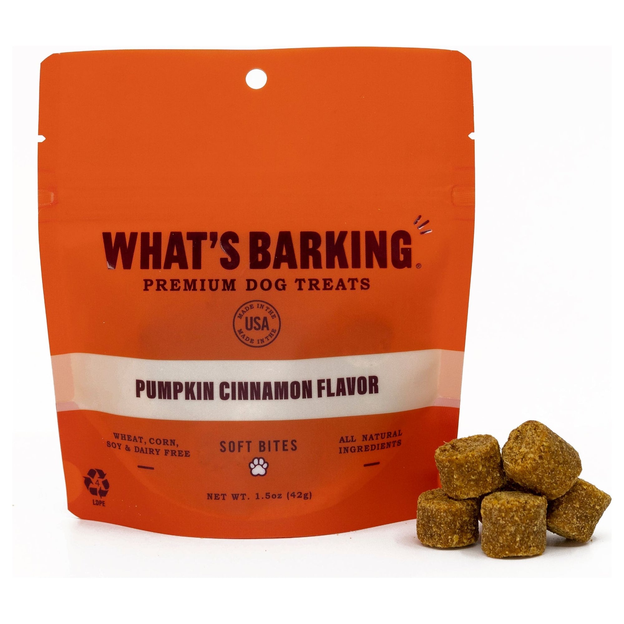 What's Barking - Pumpkin Cinnamon Dog Treats