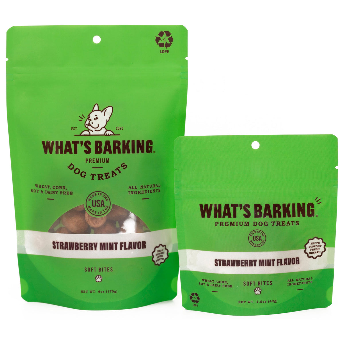 What&#39;s Barking - Strawberry Mint Dog Treats