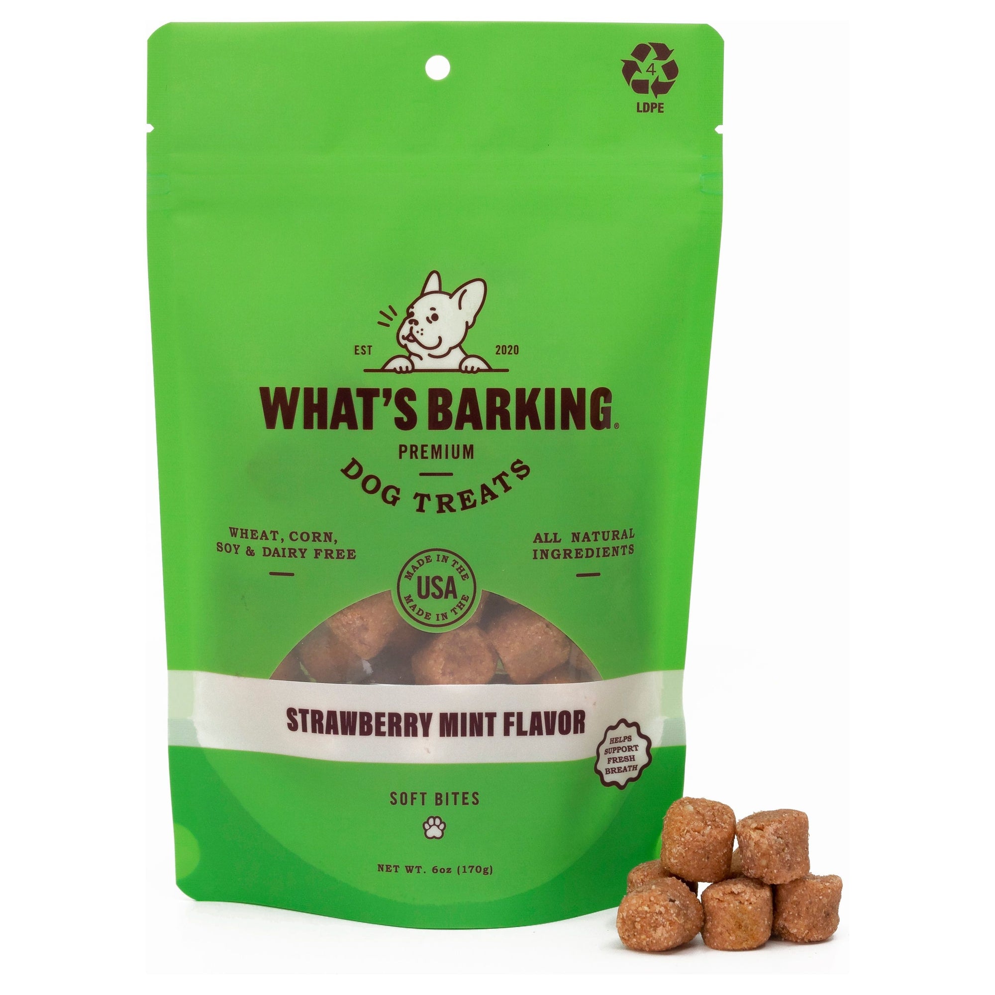 What's Barking - Strawberry Mint Dog Treats