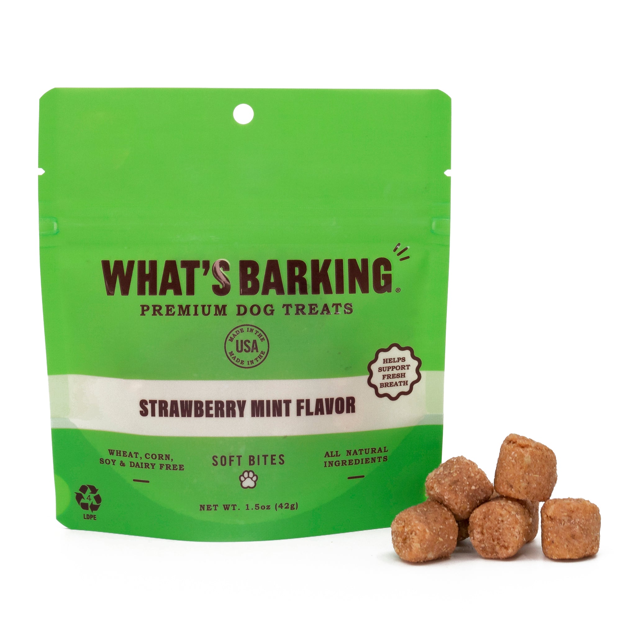 What's Barking - Strawberry Mint Dog Treats