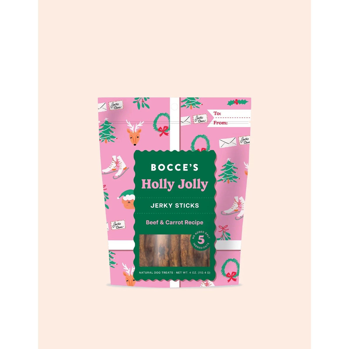 Bocce&#39;s Bakery - Holly Jolly Jerky Sticks