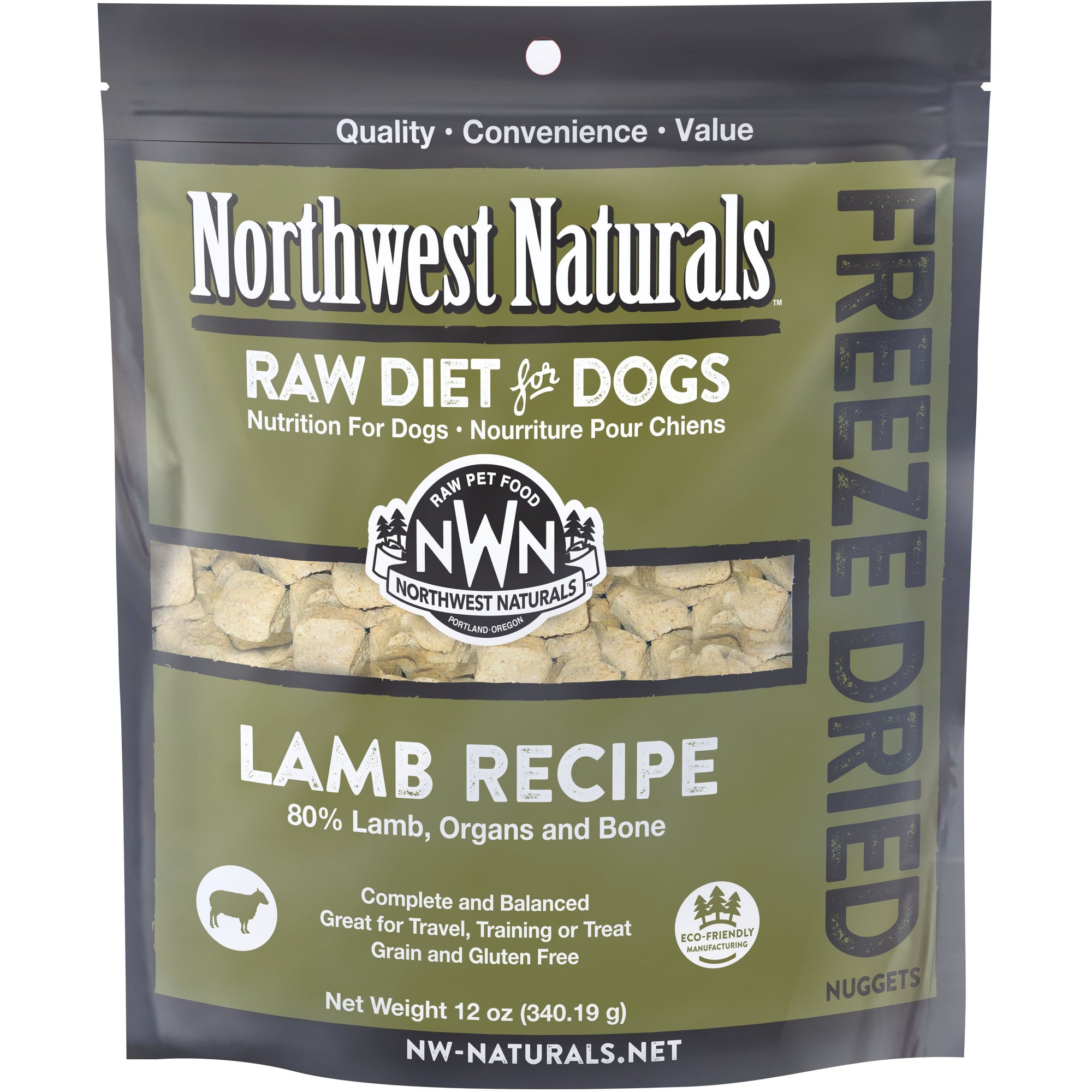 Northwest Naturals - Freeze Dried Nuggets for Dogs 12oz