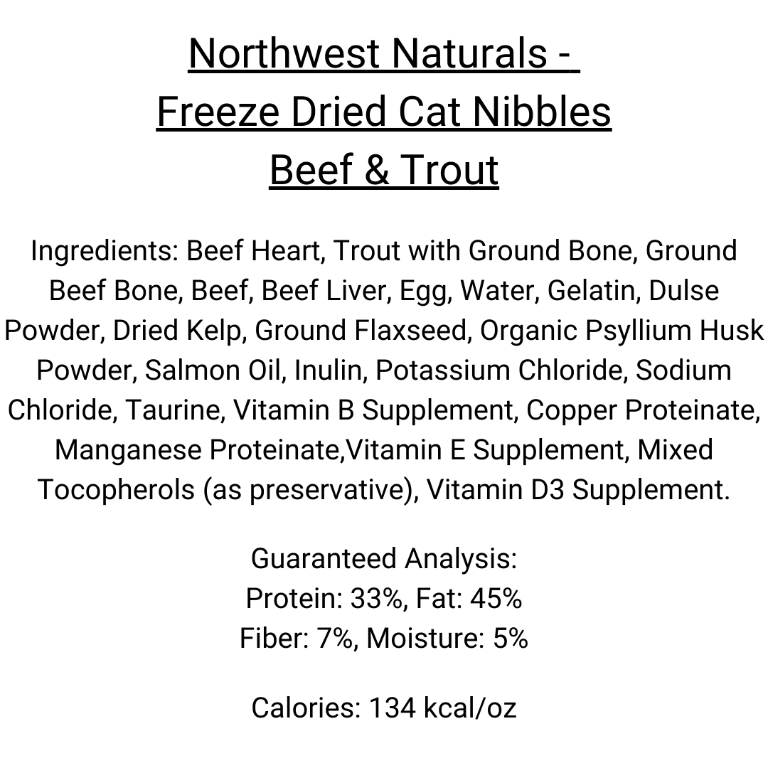 Northwest Naturals - Freeze Dried Cat Nibbles