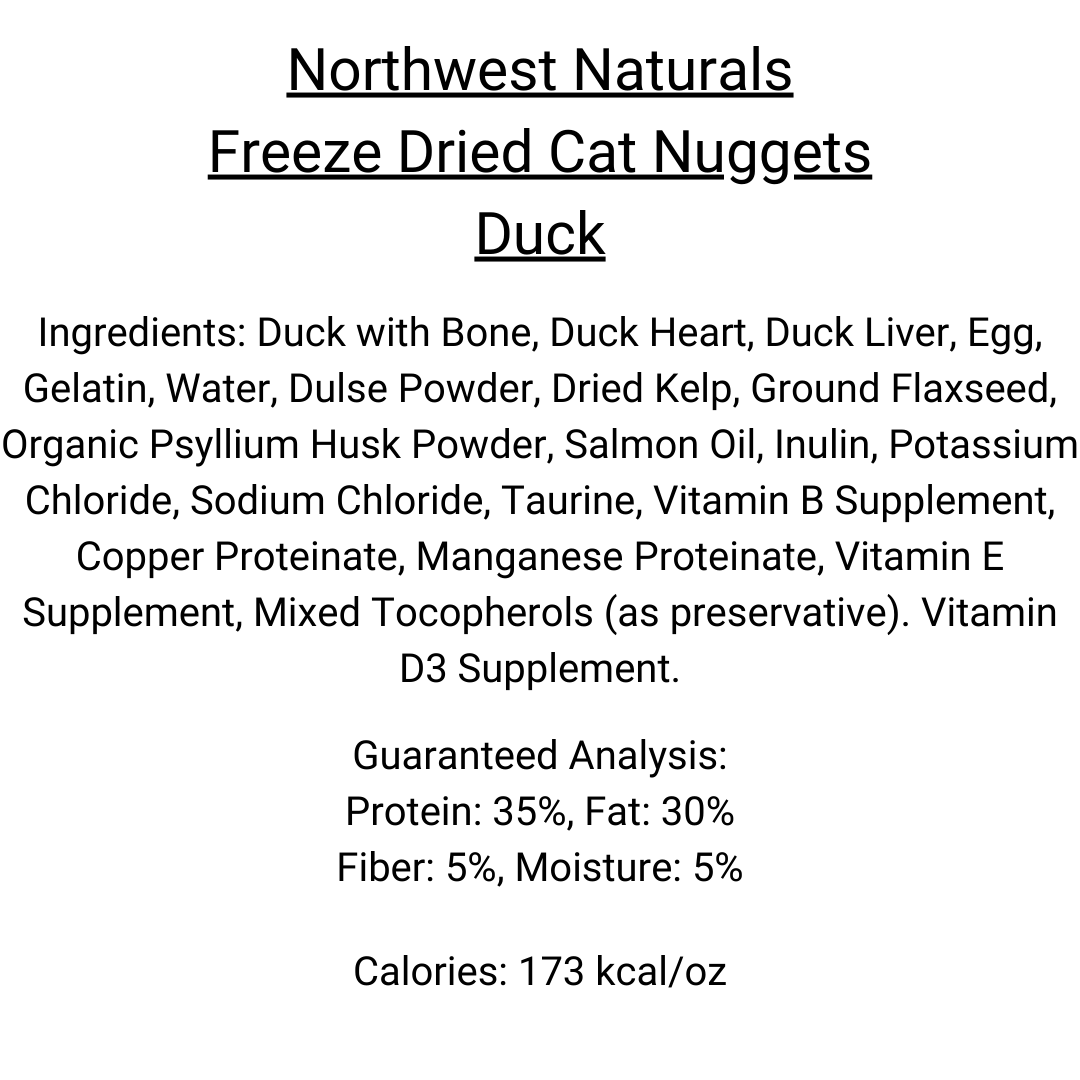 Northwest naturals freeze dried cat cheap food