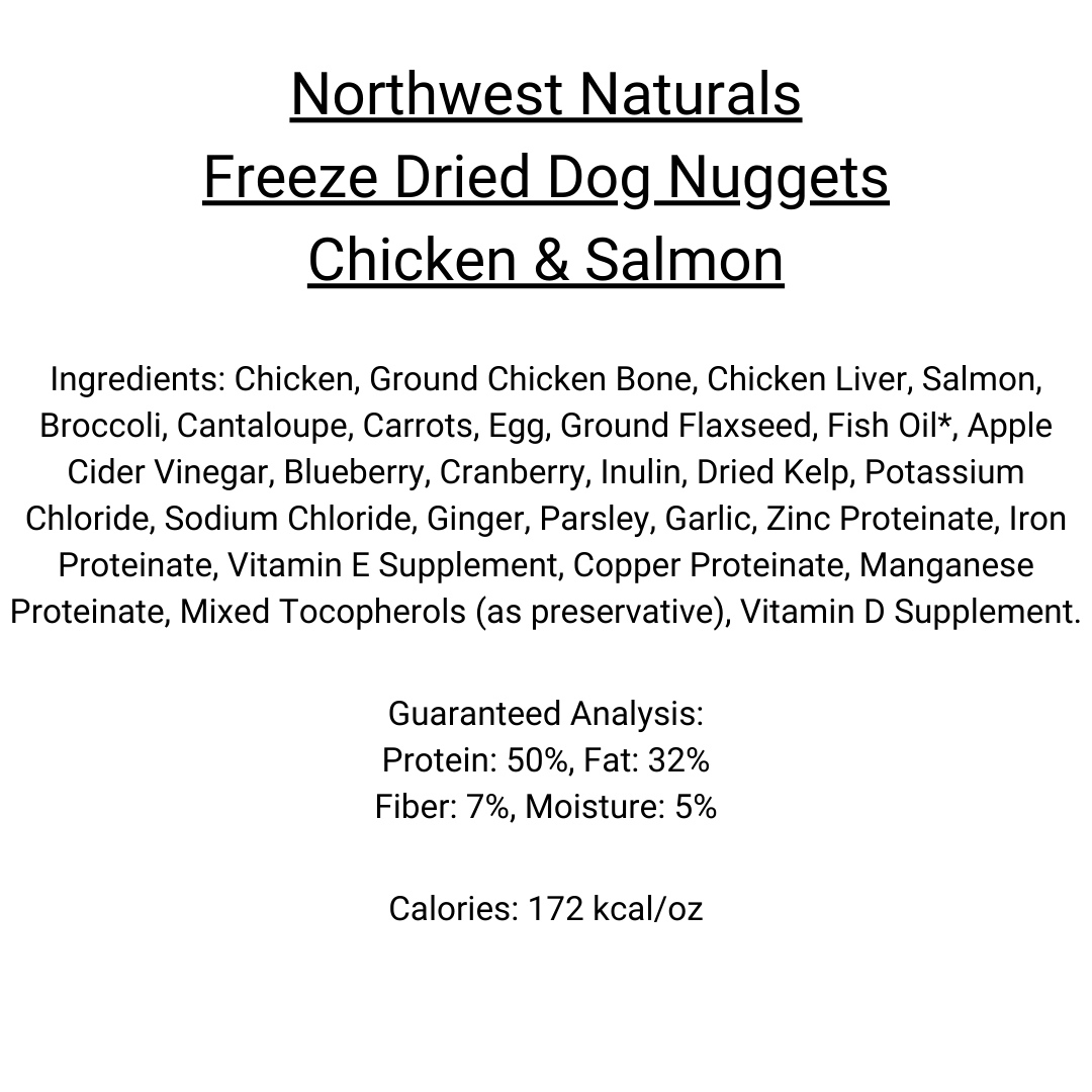 Northwest Naturals - Freeze Dried Nuggets for Dogs 12oz