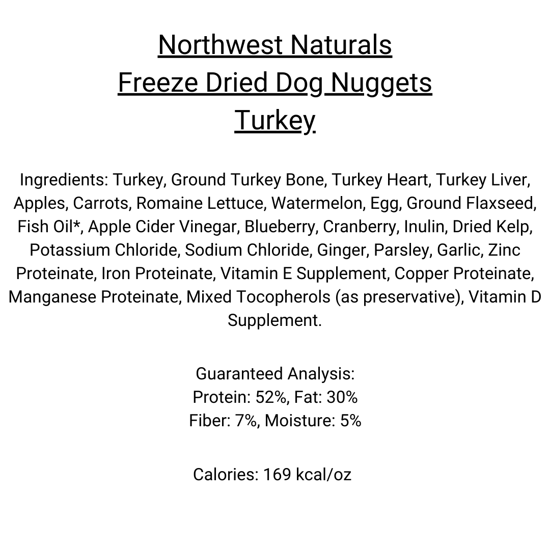 Northwest Naturals - Freeze Dried Nuggets for Dogs 12oz