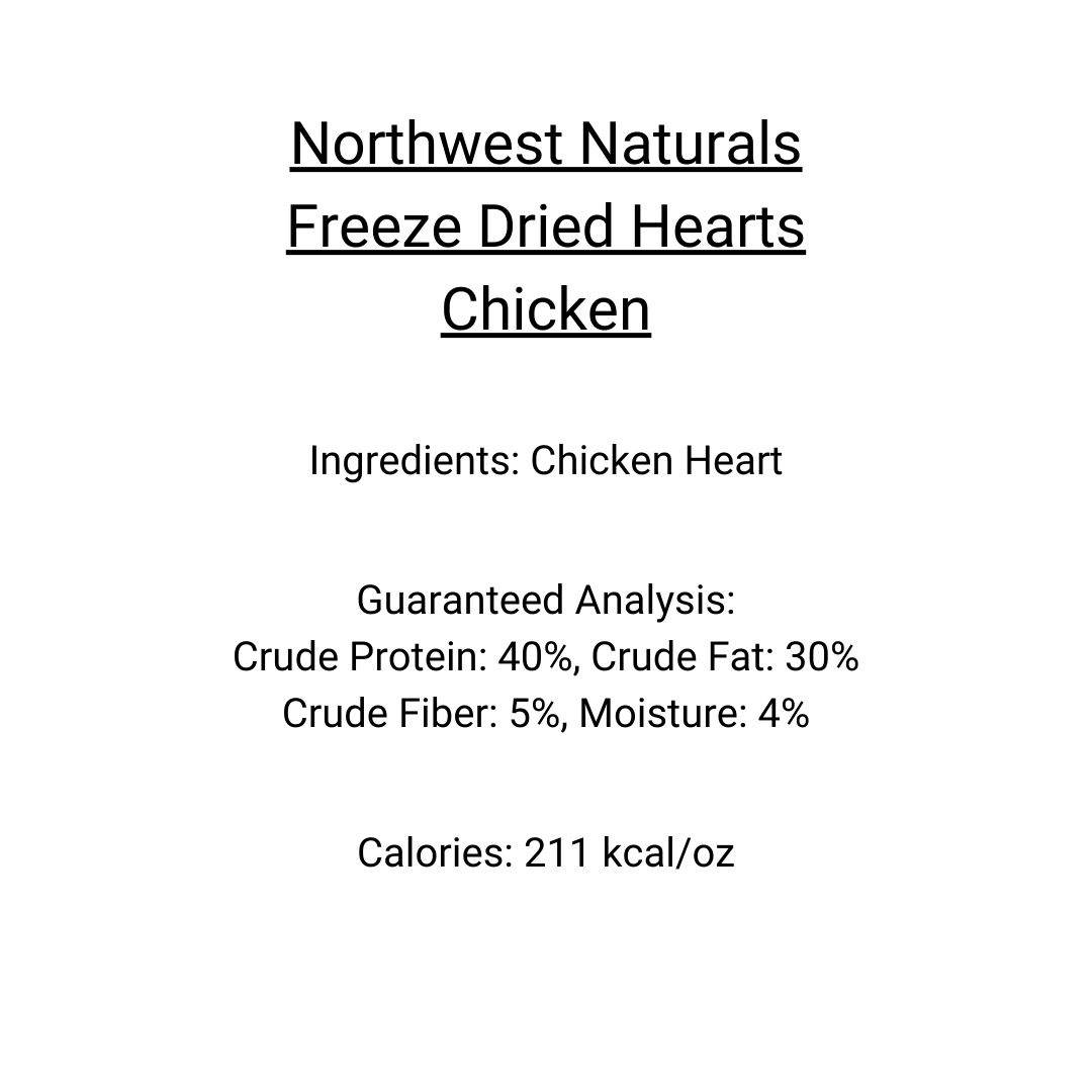 Northwest Naturals - Freeze Dried Hearts