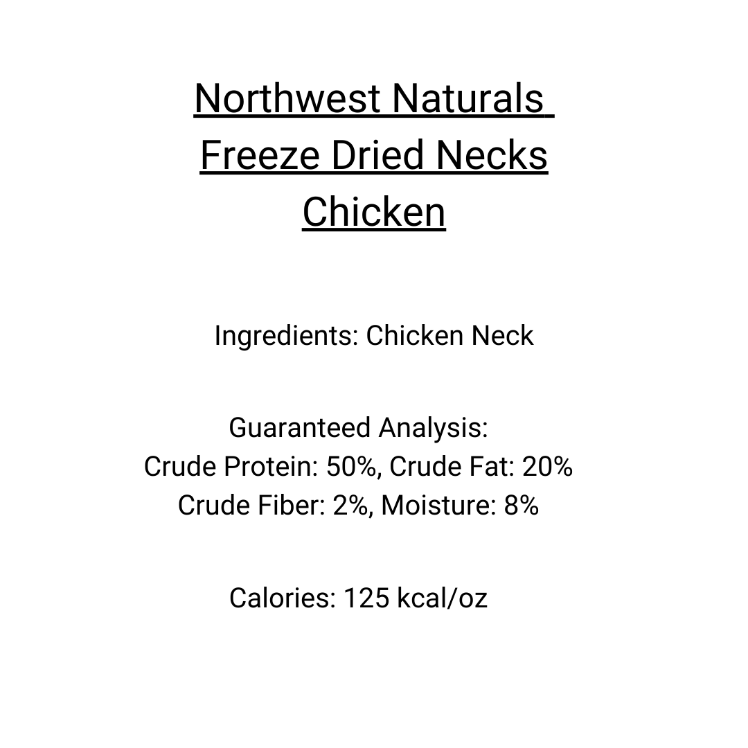 Northwest Naturals - Freeze Dried Necks for Pets