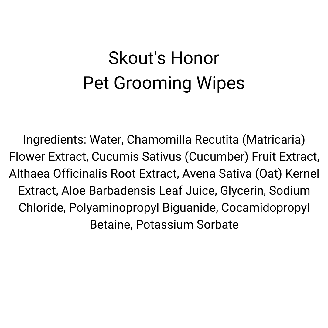 Skout's Honor - Pet Grooming Wipes