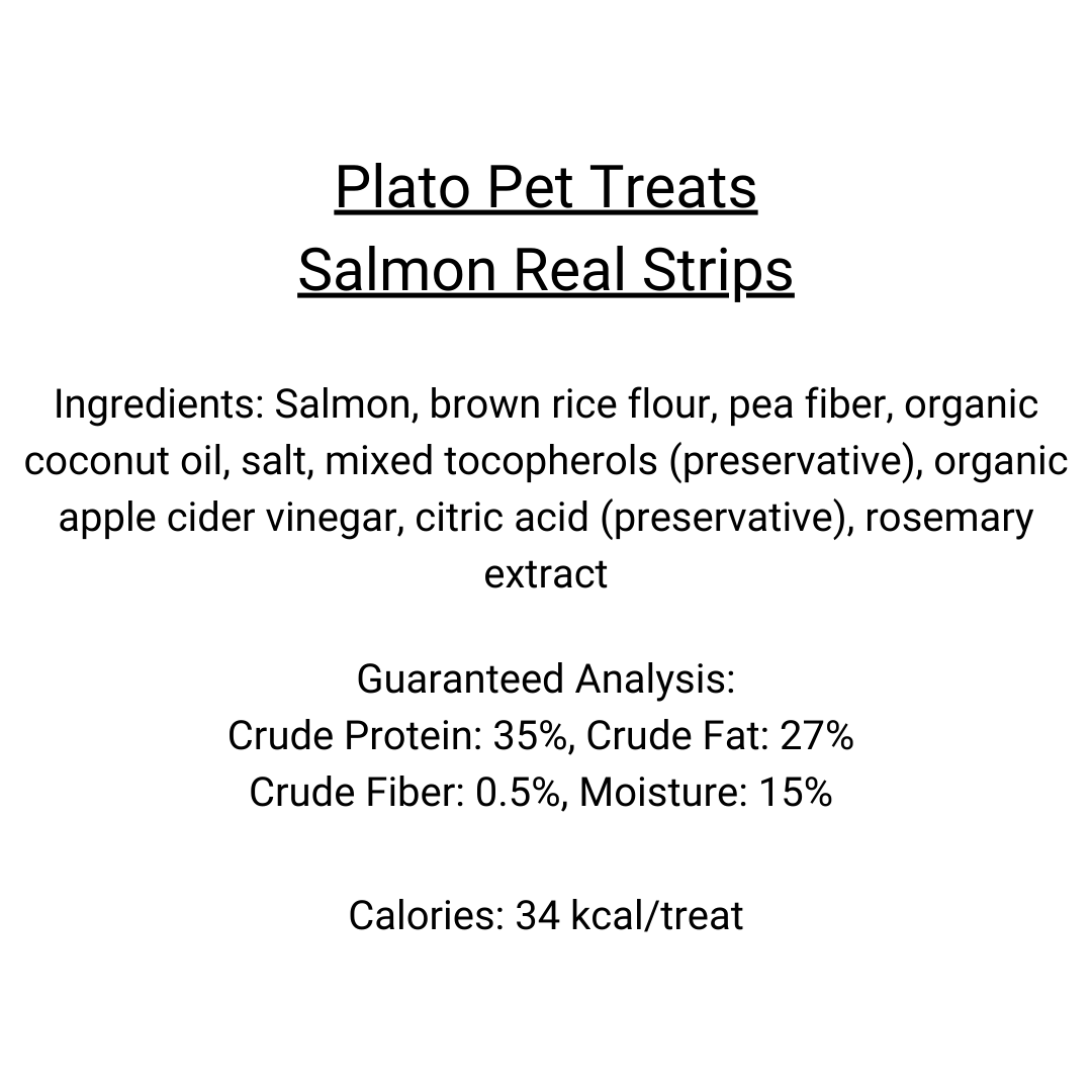 Plato salmon outlet dog treats