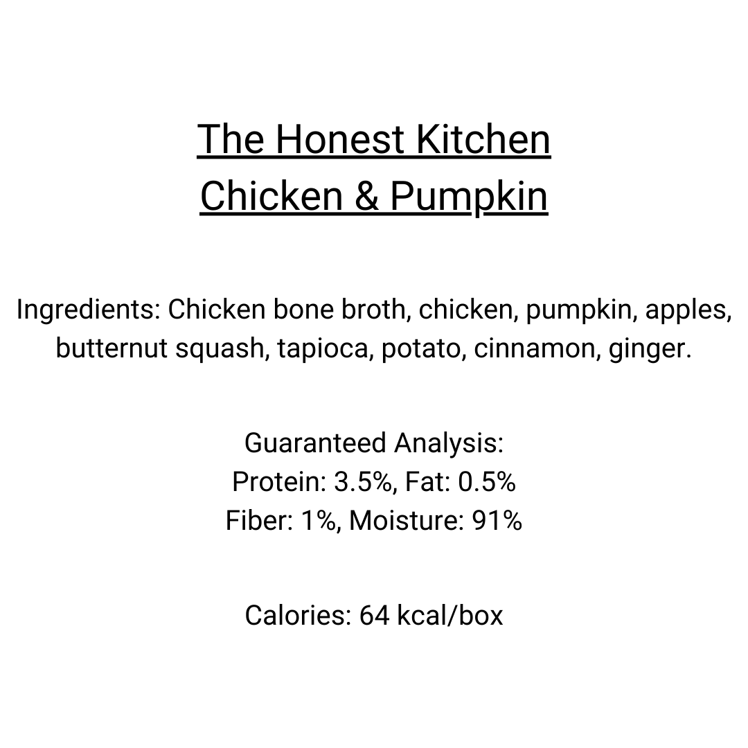 The Honest Kitchen Pumpkin Pour Over