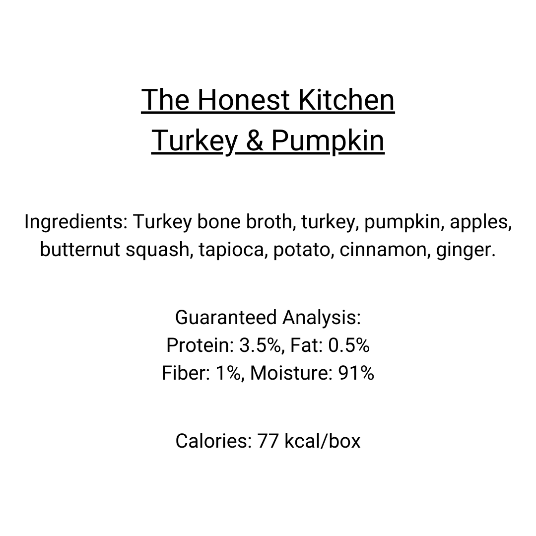 The Honest Kitchen Pumpkin Pour Over