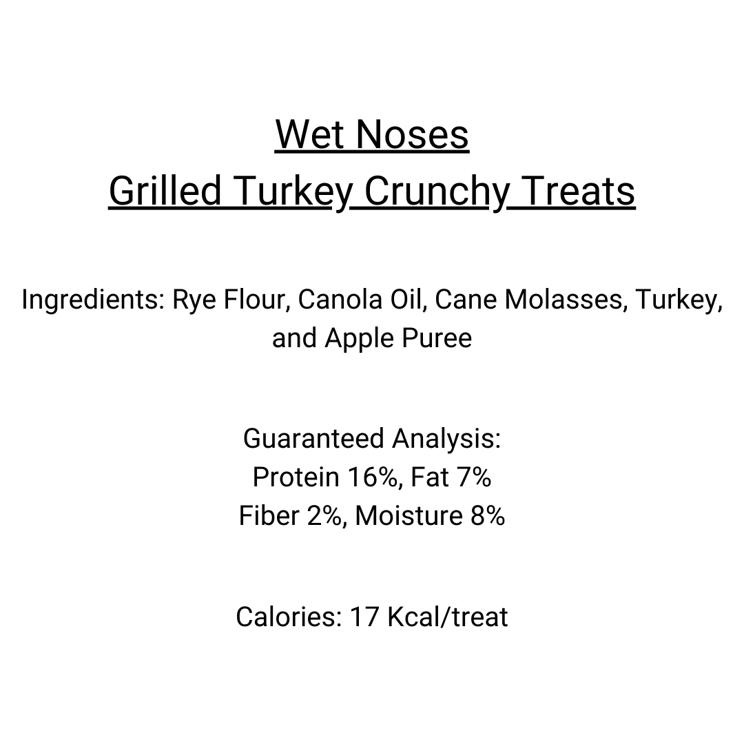 Wet Noses - Grilled Turkey Crunchy Treats 14oz