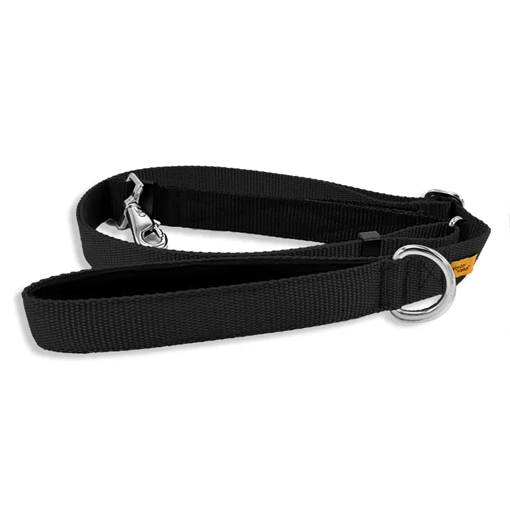 Wonder Walker Service Leash in Black