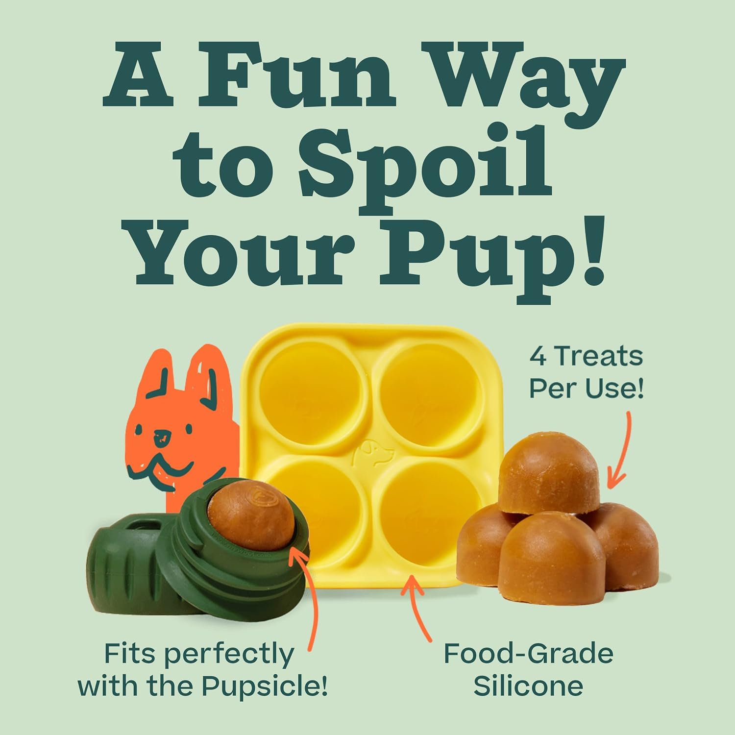 WOOF - Pupsicle Treat Tray