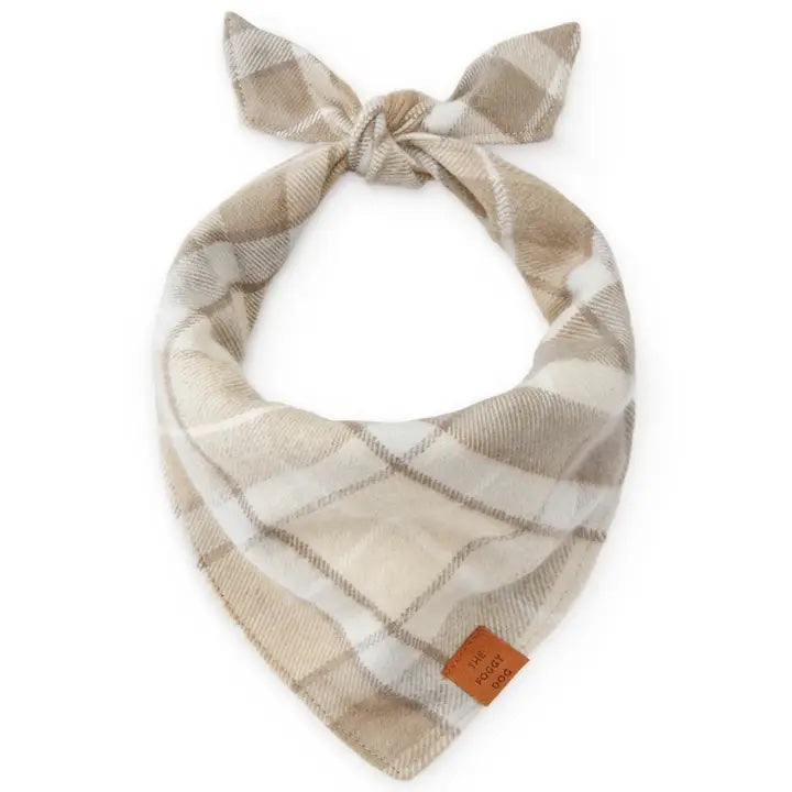 The Foggy Dog - Andover Plaid Flannel Bandana