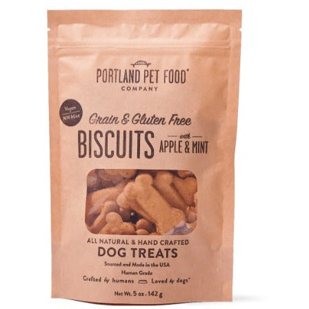 Portland Pet Food - Grain &amp; Gluten-Free Apple &amp; Mint Biscuits