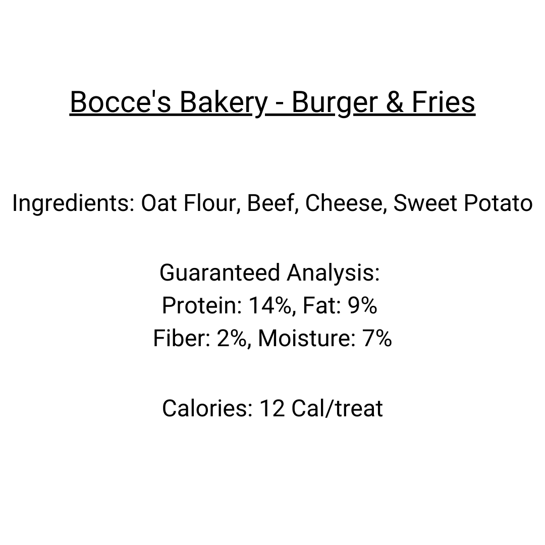 Bocce's Bakery - Burgers and Fries