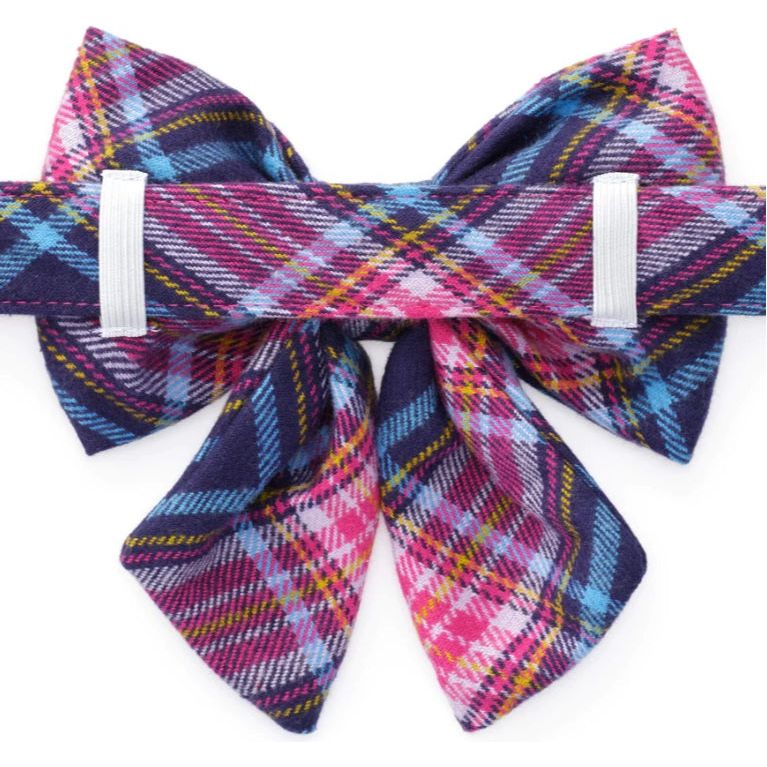 The Foggy Dog - Camilla Plaid Flannel Lady Bow Tie