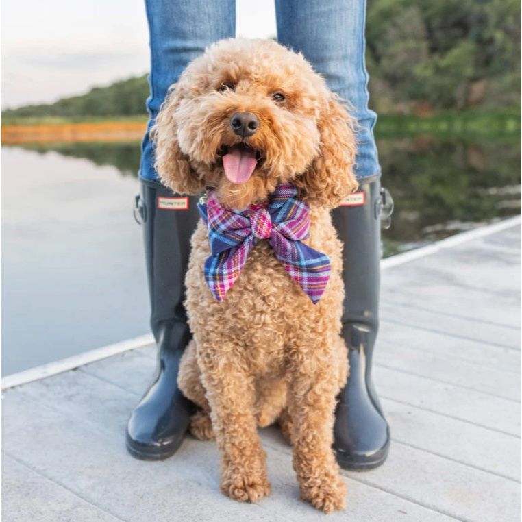 The Foggy Dog - Camilla Plaid Flannel Lady Bow Tie