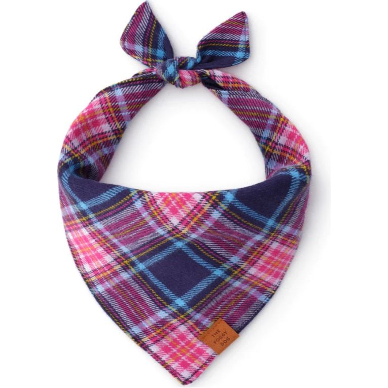 The Foggy Dog - Camilla Plaid Flannel Bandana