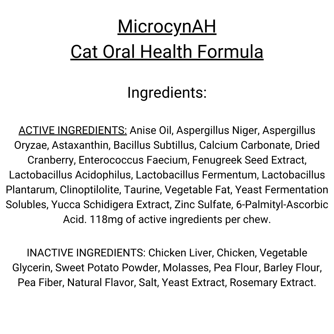 MicrocynAH - Oral Health Formula for Cats