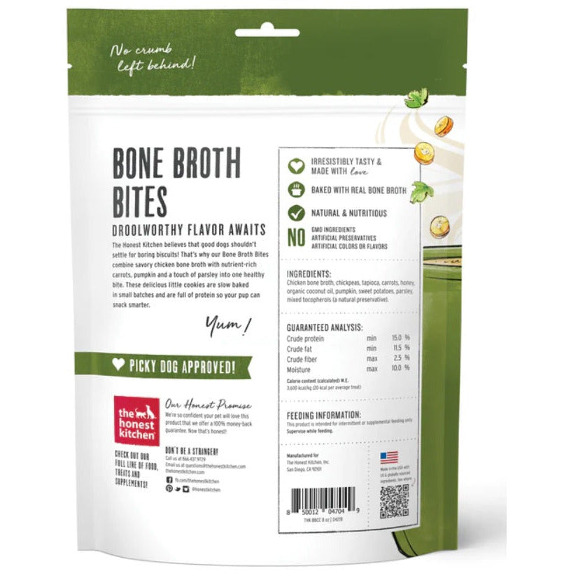 The Honest Kitchen Bone Broth Bites - Chicken & Carrots