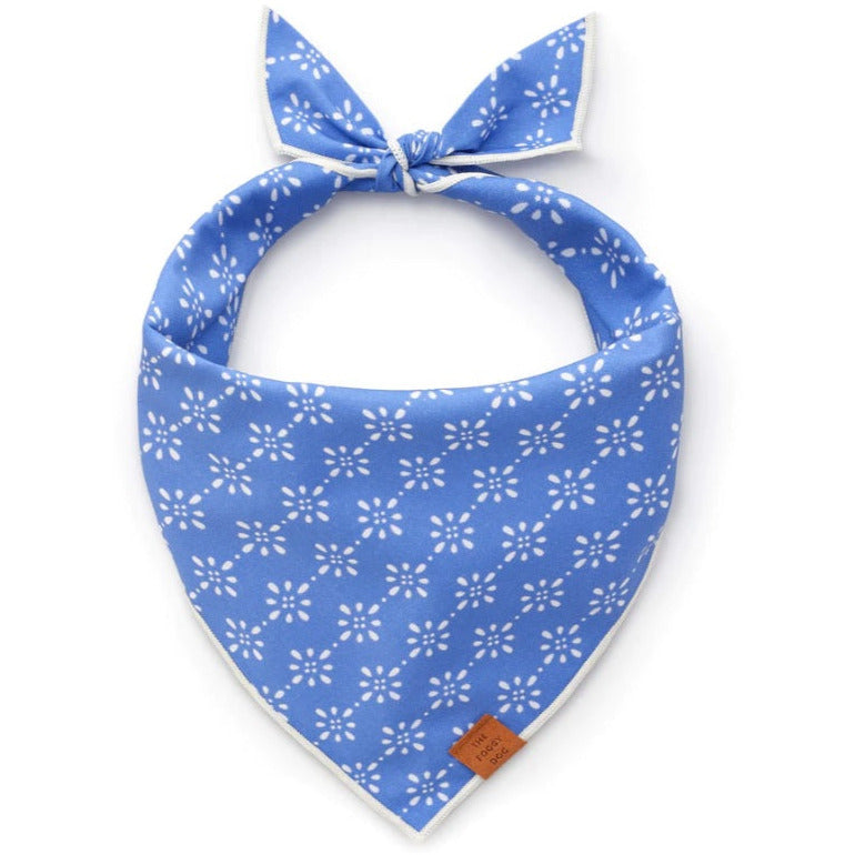 The Foggy Dog - Eyelet Stripe Bandana