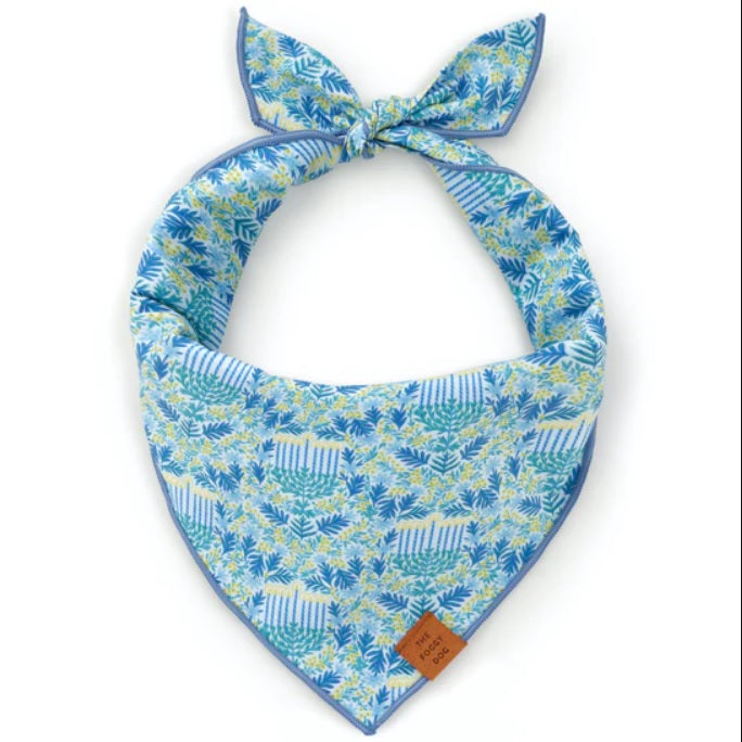 The Foggy Dog - Flora Menorah Bandana