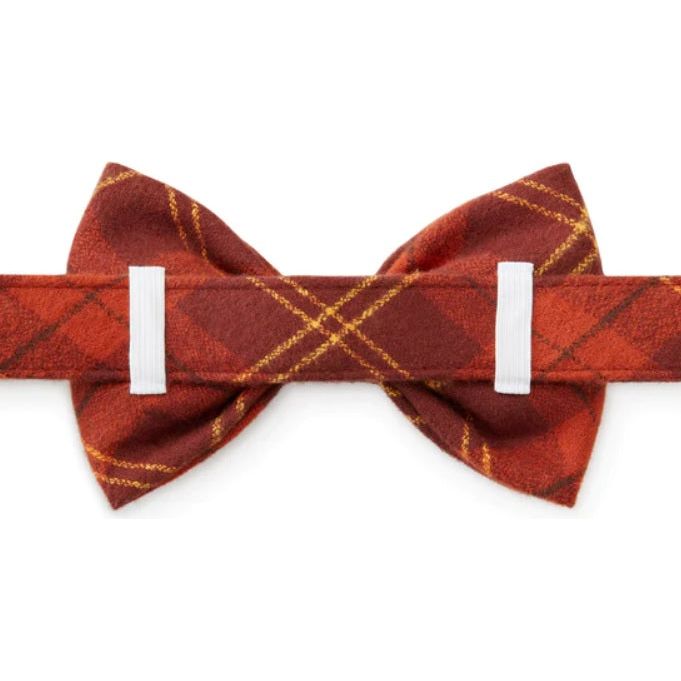 The Foggy Dog - Cider Plaid Bow Tie