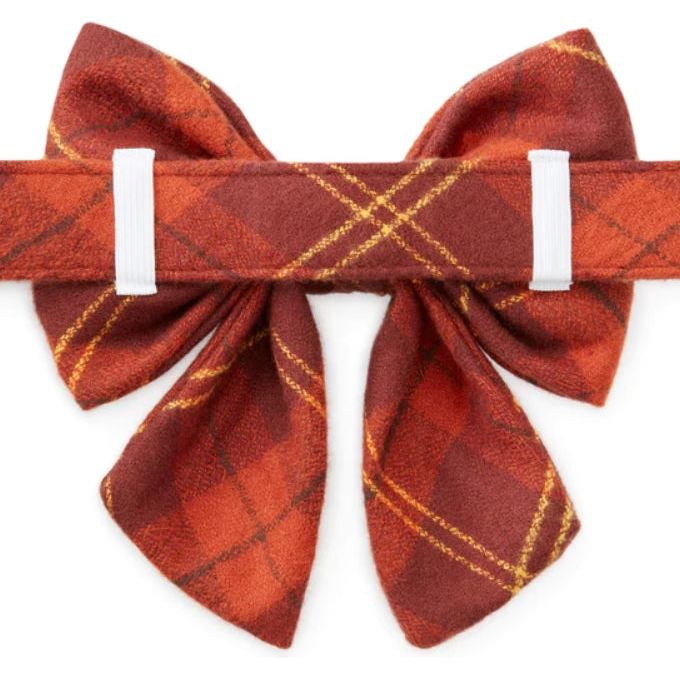 The Foggy Dog - Cider Plaid Lady Bow Tie