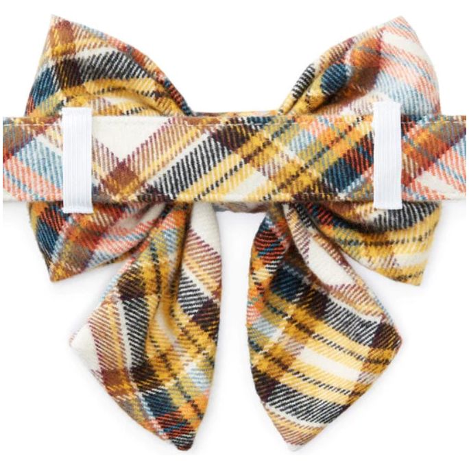 The Foggy Dog - Cornucopia Flannel Lady Bow Tie